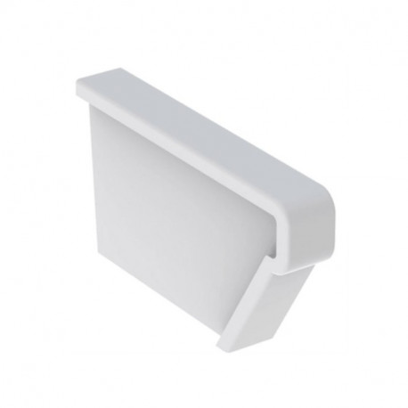 Couvre-joint pour lavabo collectif Publica Geberit - 40x6.5x22mm - Blanc