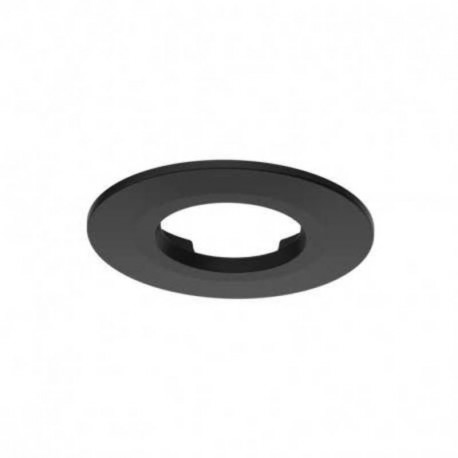 Collerette ronde fixe pour spot Éclat II Miidex - Ø82 mm - Noir