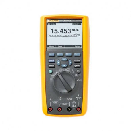 Multimètre enregistreur TRMS électronique Fluke - Portable - 1000V c.a - 10A c.a