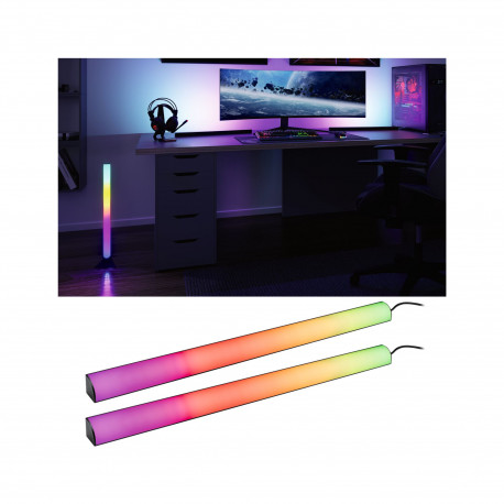 Kit Lightbar Dynamic Rainbow RGB Paulmann - 2x1W - 2x60cm