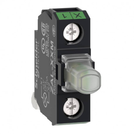 Bloc lumineux Harmony pour boite à boutons Schneider - 230-240V - Vert