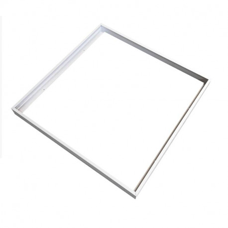 Cadre saillie Luxolum - pour dalle LED UGR16 - 600 x 600 mm - Blanc