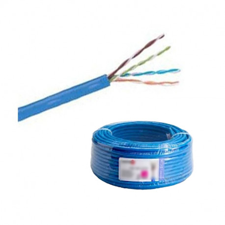 Câble réseau multimédia grade 1 - 4P 5/10 SE PVC IV - vendu par rouleau de 100 mètres