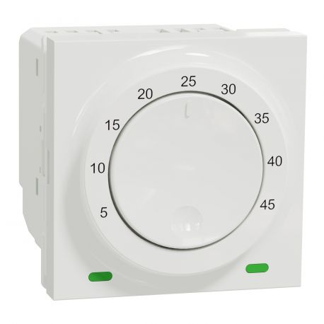 Thermostat pour plancher chauffant Unica - 10A - Blanc