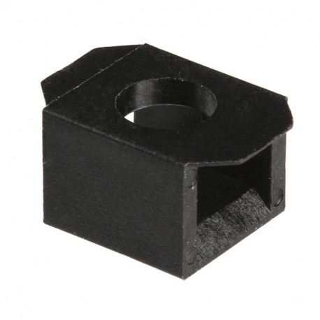 Embase simple Mureva FIX Schneider - Pour colliers largeur 9mm - Noir
