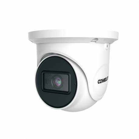 Caméra de vidéosurveillance IP Turret all-in-one série Next Comelit -  optique 2.8mm - IR 30m - 4MP@30 fps - 12VCC - Blanc