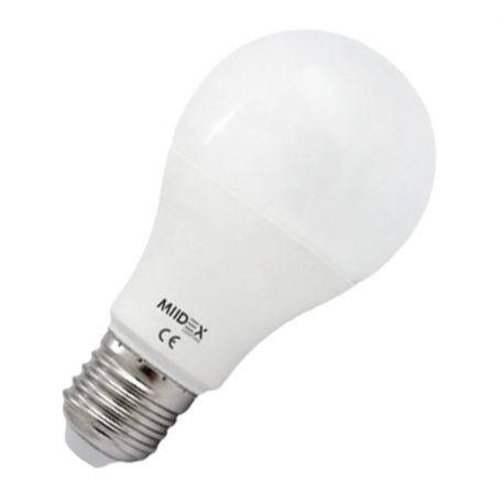 Ampoule bulbe LED Miidex - E27 - 8.5W - 3000 K