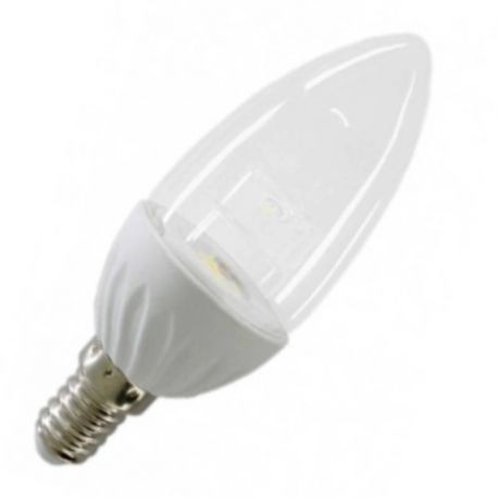 Lampe LED 4W - E14 Flamme Claire - 300 Lumens