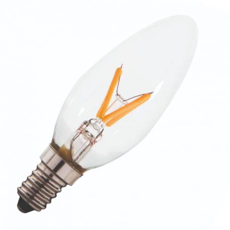 Ampoule LED à filament Wave C35 E14 - 3W - 2200K - 200lm - Clair - Dimmable