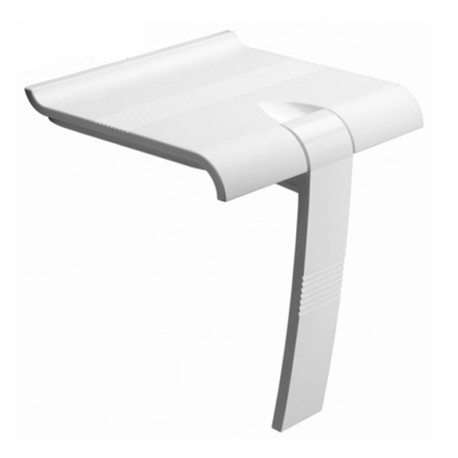 Tabouret de douche déclipsable et interchangeable Arsis Pellet - Ø 25 mm - Blanc