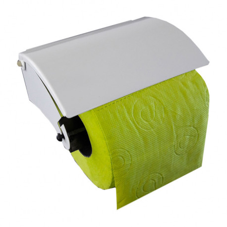 Distributeur de papier WC rouleau Eco Pellet - Blanc - Acier
