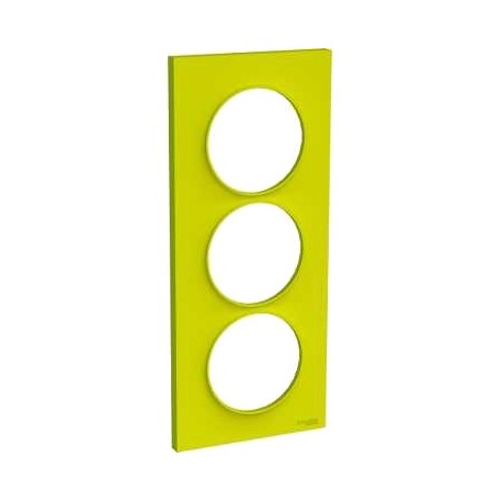 Plaque Odace Styl - Vert chartreuse - Triple verticale