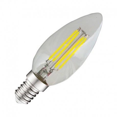 Ampoule LED à filament COB - E14 - 4W - 2700K - 495lm - Dimmable