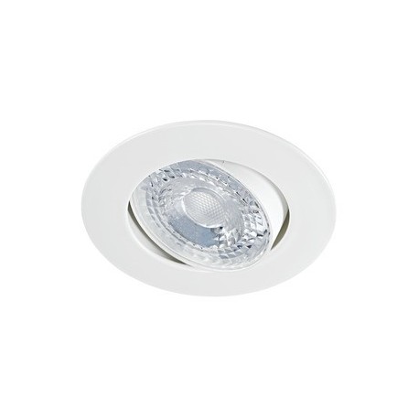 Spot LED encastré K8 - 8W - 3000K - 680lm - Rond - Dimmable - Avec ampoule - Blanc