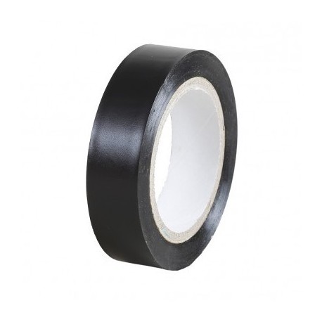 Ruban adhésif PVC Isoel - Noir - 10m x 15mm