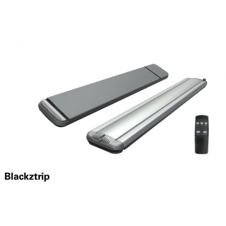 Cassette rayonnante tertiaire et industrielle Blackztrip BZ200 - 2400W - 230V - Noir