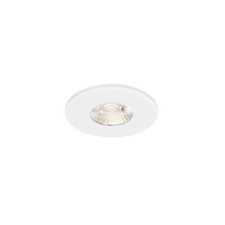 Spot LED  encastré EF6 - Recouvrable - 6W - 4000K - Rond - Acier - Blanc - Dimmable