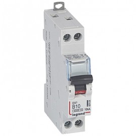Disjoncteur DX³6000 - 10A - 1P+N - Courbe B - Vis/Vis