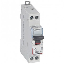 Disjoncteur DX³6000 - 1A - 1P+N - Courbe C - Vis/Vis