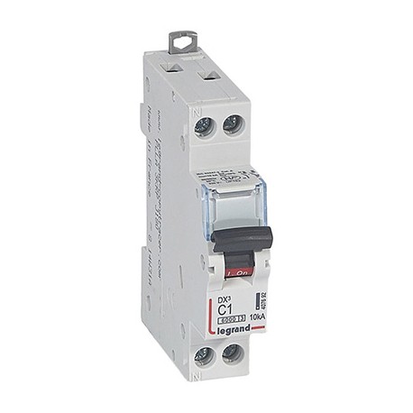 Disjoncteur DX³6000 - 1A - 1P+N - Courbe C - Vis/Vis
