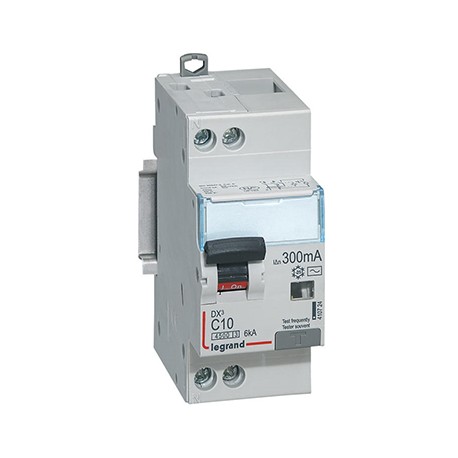 Disjoncteur différentiel DXᶾ 4500 - Vis/vis - 10A - AC - 6kA - 300mA