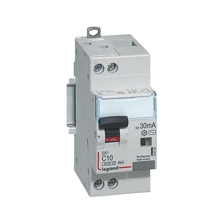 Disjoncteur différentiel DXᶾ 4500 - Vis/vis - 10A - AC - 6kA - 30mA