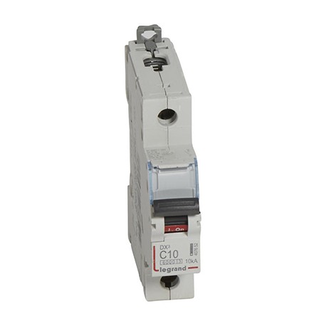 Disjoncteur DX³6000 - 10A - 1P+N - Courbe C - Vis/Vis