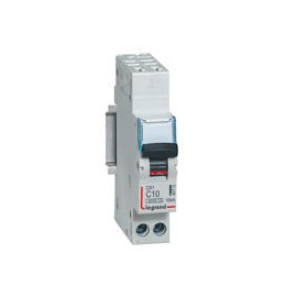 Disjoncteur DX³6000 - 10A - 1P+N - Courbe C - Auto/Vis