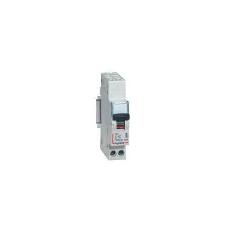 Disjoncteur DX³6000 - 10A - 1P+N - Courbe C - Auto/Vis