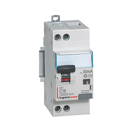 Disjoncteur différentiel DXᶾ 4500 - Vis/vis - 16A - Type F - 6kA - 30mA