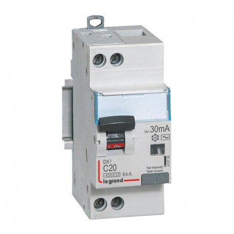 Disjoncteur différentiel DXᶾ 4500 - Vis/vis - 20A - AC - 6kA - 30mA