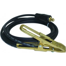 Câble et pince de masse pour MMA, TIG, MIG et MAG - Câble 25 mm² - 250A à 60% - L 4m