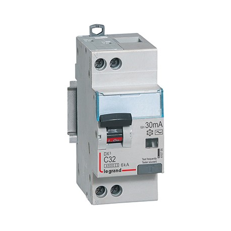 Disjoncteur différentiel DXᶾ 4500 - Vis/vis - 32A - Type F - 6kA - 30mA