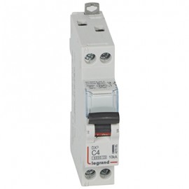 Disjoncteur DX³6000 - 4A - 1P+N - Courbe C - Vis/Vis