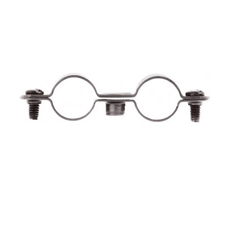 Lot de 10 colliers double - CD 16 - Tuyauteries