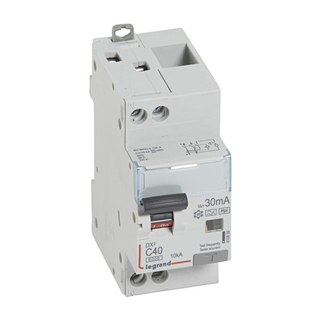 Disjoncteur différentiel DXᶾ 6000 - Vis/vis - 40A - Type F - 6kA - 30mA