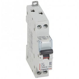 Disjoncteur DX³6000 - 6A - 1P+N - Courbe C - Vis/Vis