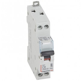 Disjoncteur DX³6000 - 8A - 1P+N - Courbe C - Vis/Vis