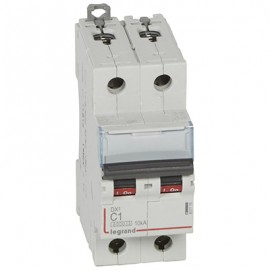 Disjoncteur DX³6000 - 1A - 2P - Courbe C - Vis/Vis