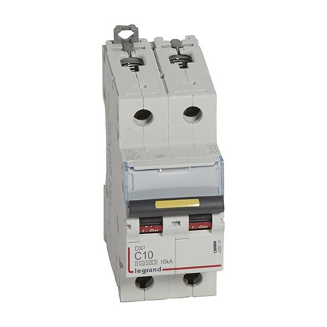 Disjoncteur DX³25kA - 10A - 2P - Courbe C - Vis/Vis