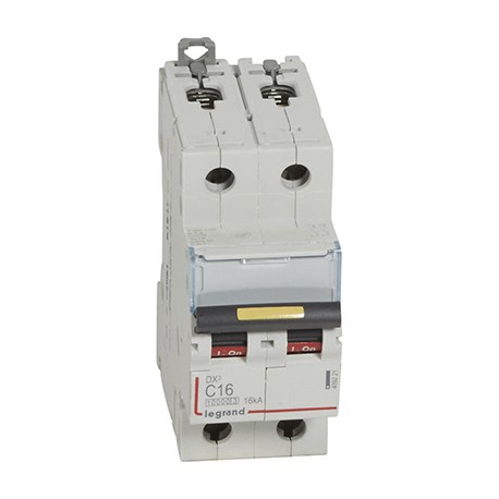 Disjoncteur DX³10000 - 16A - 2P - Courbe C - Vis/Vis