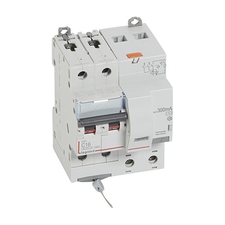 Disjoncteur différentiel DXᶾ 6000 - Vis/vis - 16A - AC - 10kA - 300mA