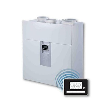 VMC Double Flux IDEO 325 RD - 27W-Th-C - 23dB(A) - 8 sanitaires