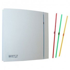 Aérateur Silent Design 100 CRZ - 8W - 85m3/h - Avec temporisation réglable