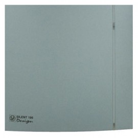 Aérateur Silent Design 100 CZ Grey - 8W - 85m3/h - Avec clapet anti-retour