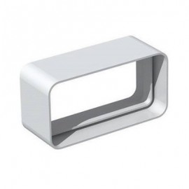 Manchon rectangulaire MCR pour conduit PVC rigide - Extra-plat 55 x 220 mm