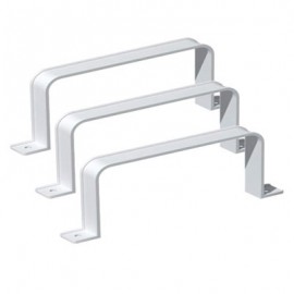 Lot de 3 fixations FXR 300 pour conduit PVC rigide TPR ou TPL - Extra-plat 55 x 220mm