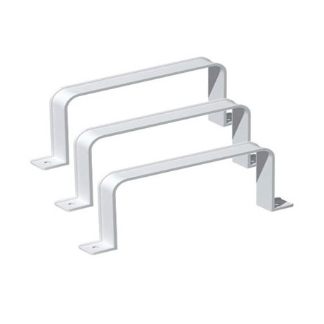 Lot de 3 fixations FXR 300 pour conduit PVC rigide TPR ou TPL - Extra-plat 55 x 220mm