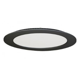 Spot LED FOX 2 R encastré en fonte d'aluminium - Fixe - 19W - 1400Lm - Rond - Noir mat