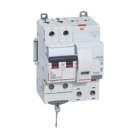 Disjoncteur différentiel DXᶾ 6000 - Vis/vis - 40A - AC - 10kA - 30mA
